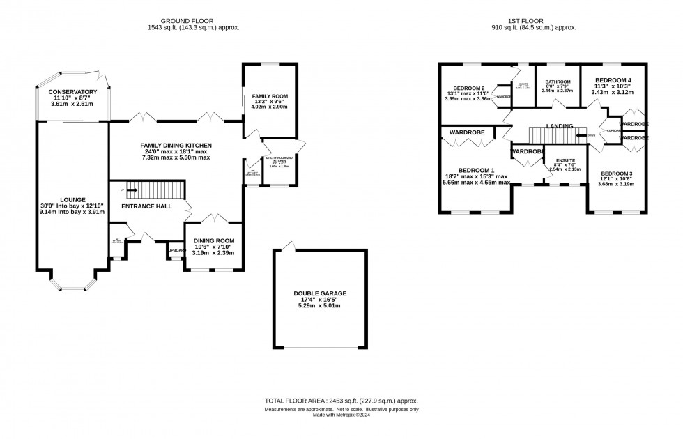 Floorplan for Buttermere Drive, Alderley Edge