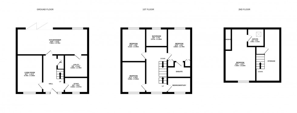 Floorplan for Buxton Lane, Marple, Stockport