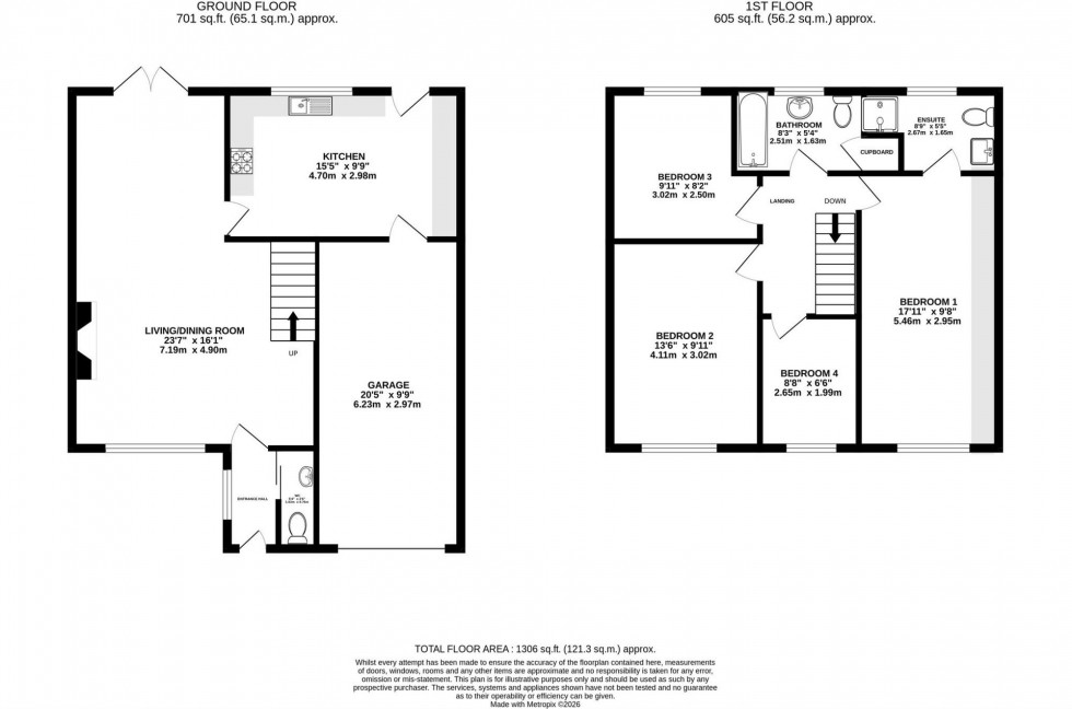 Floorplan for Gainsborough Close, Wilmslow, SK9