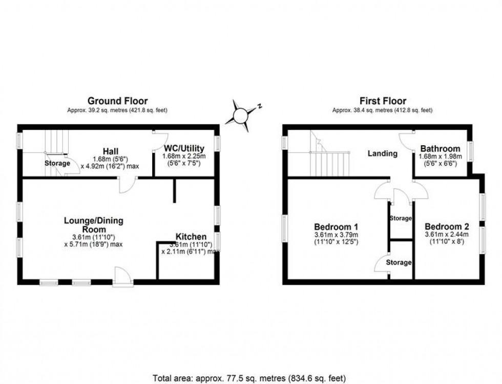 Floorplan for Robin Hood Lane, Helsby, Frodsham