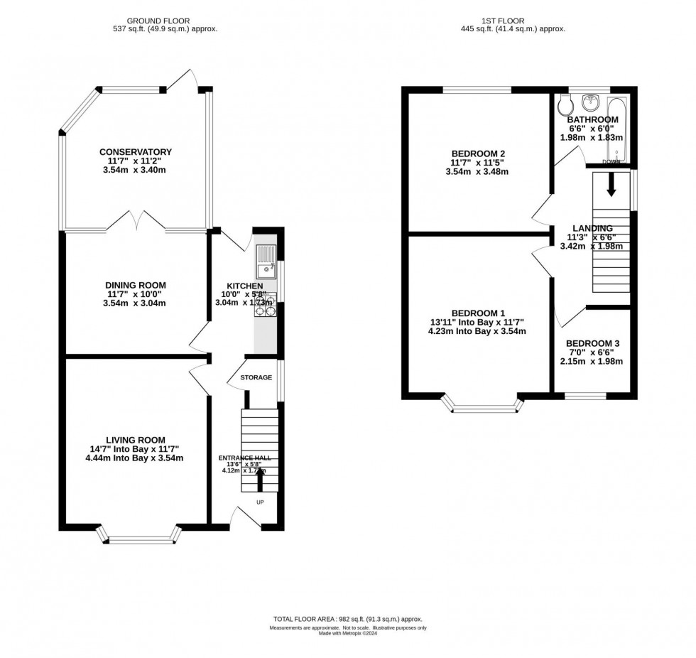 Floorplan for Maywood Avenue, East Didsbury