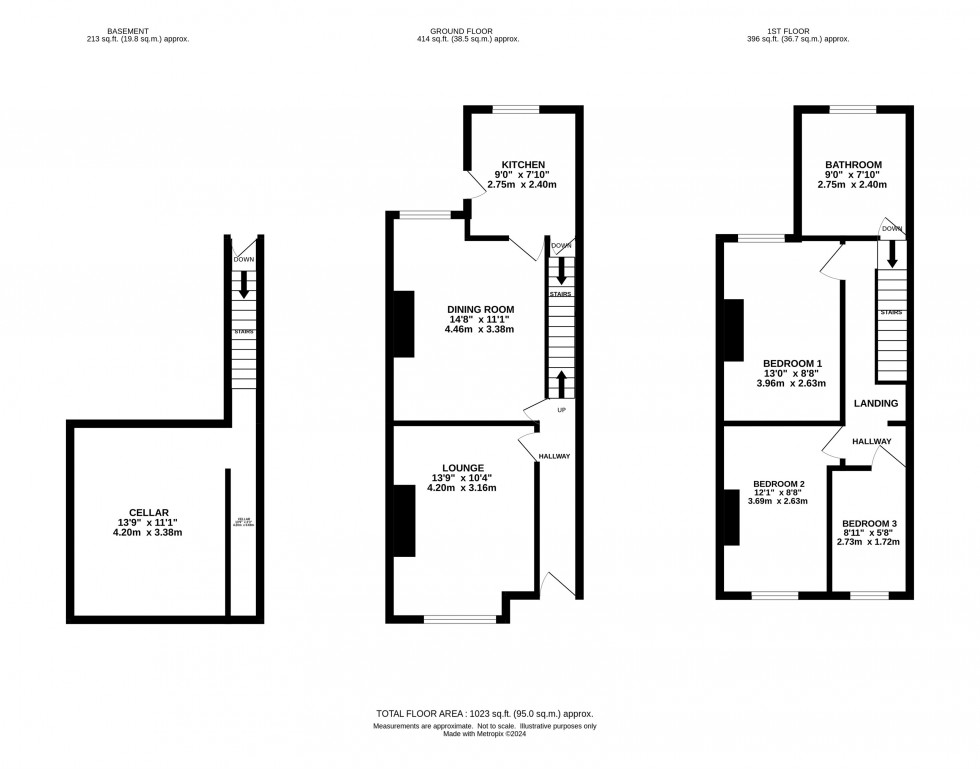 Floorplan for Boothby Street, Stockport