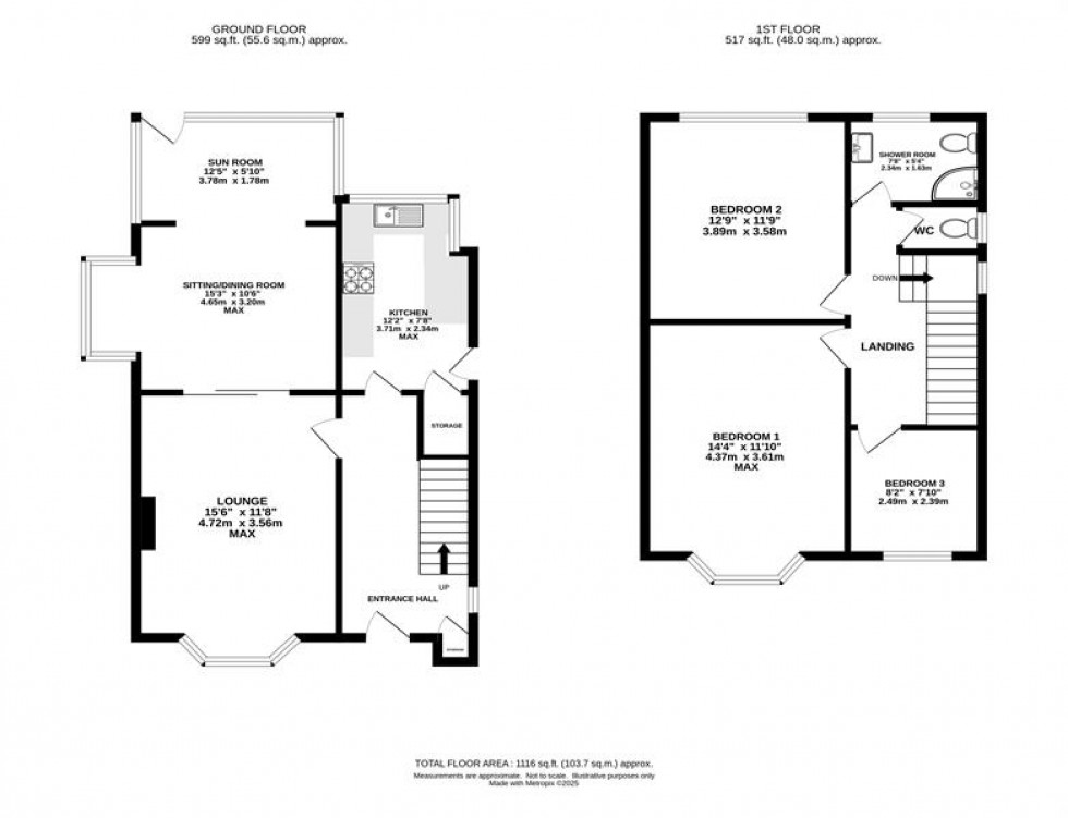 Floorplan for Langdale Road, Heaton Chapel
