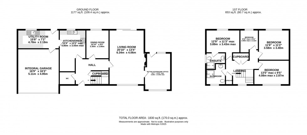 Floorplan for Southlands, Holmes Chapel