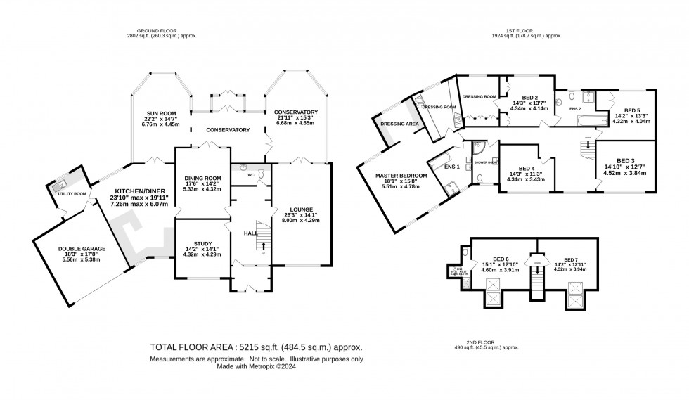 Floorplan for 10 Blenheim Close, Hale,