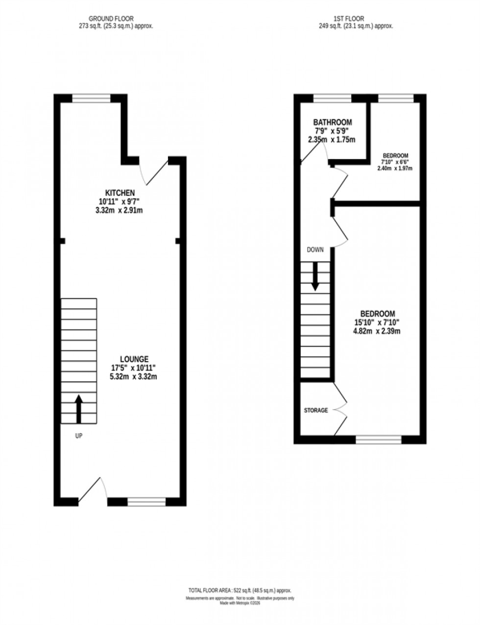 Floorplan for Hallefield Road, Macclesfield