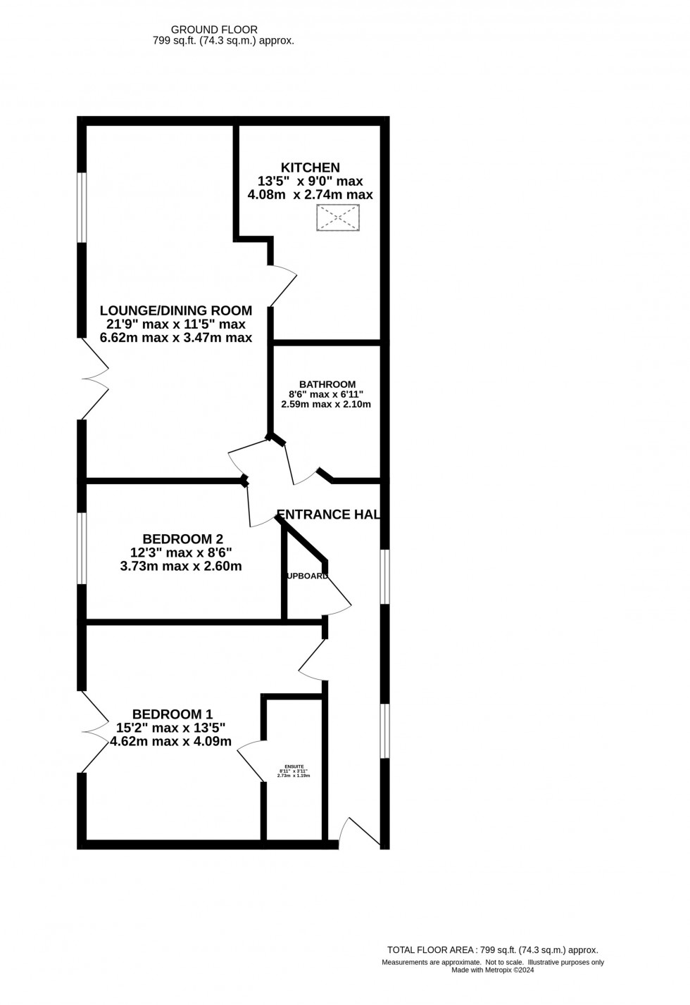 Floorplan for Royles Square, South Street, Alderley Edge