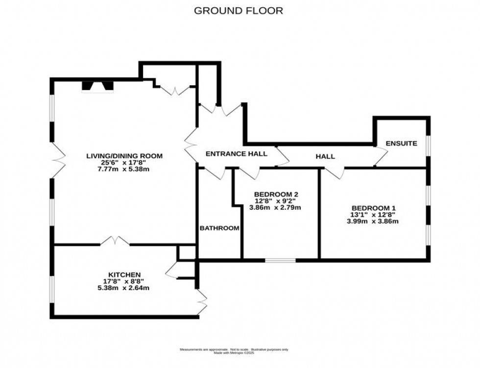 Floorplan for Whaley Lane, Whaley Bridge, High Peak