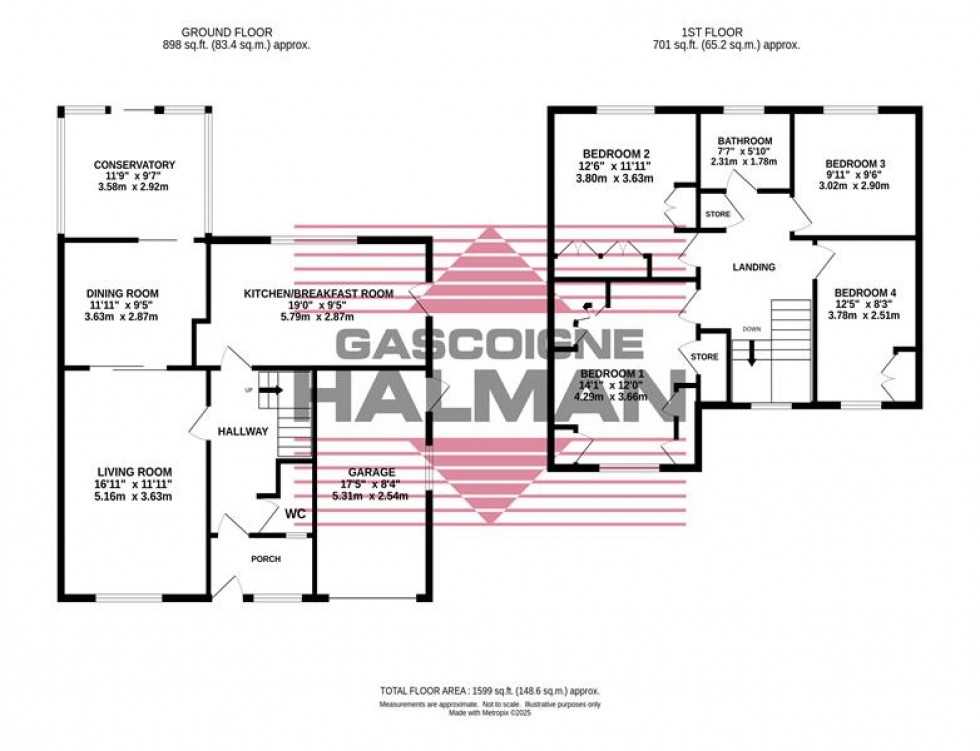 Floorplan for Malmesbury Road, Cheadle Hulme