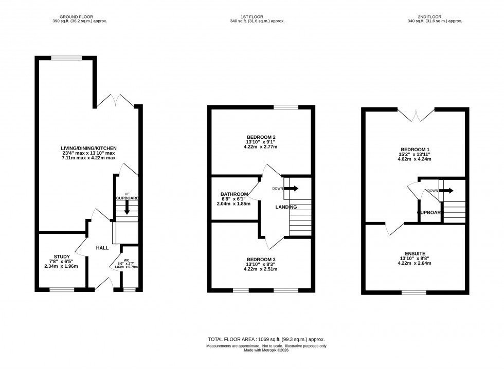 Floorplan for Arderne Place, Alderley Edge