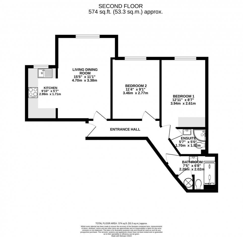 Floorplan for Wilmslow Court, Sagars Road, Handforth