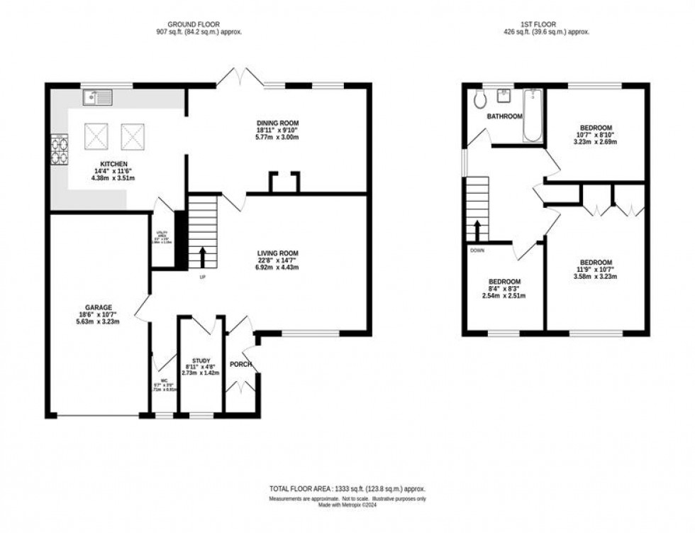Floorplan for The Gorse, Bowdon, Altrincham