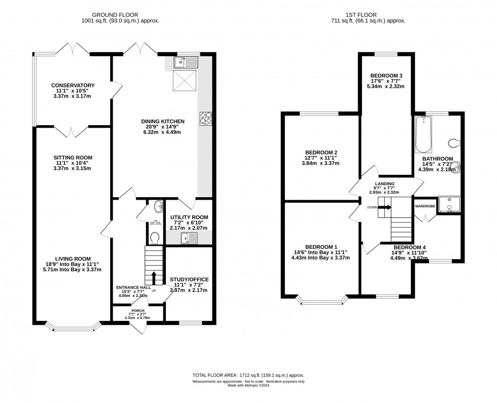 Floorplan for Mellington Avenue, Didsbury