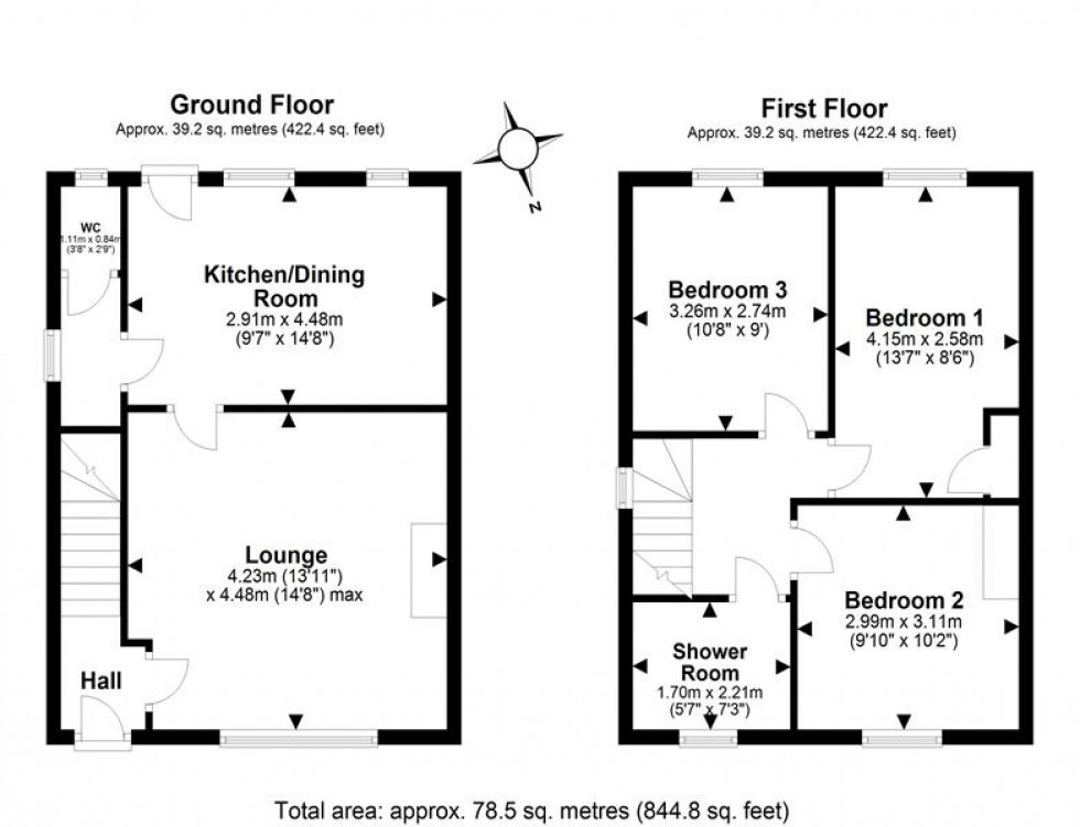 Floorplan for Hob Lane, Dunham On The Hill, Frodsham