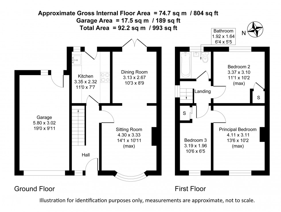 Floorplan for Mardale Crescent, Lymm