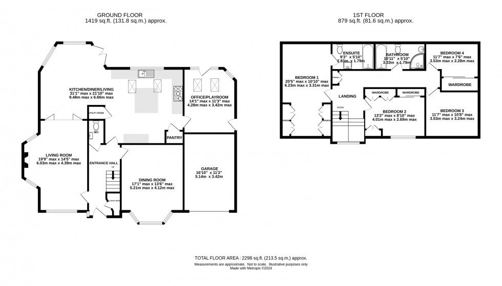 Floorplan for Butley Lanes, Prestbury, Macclesfield