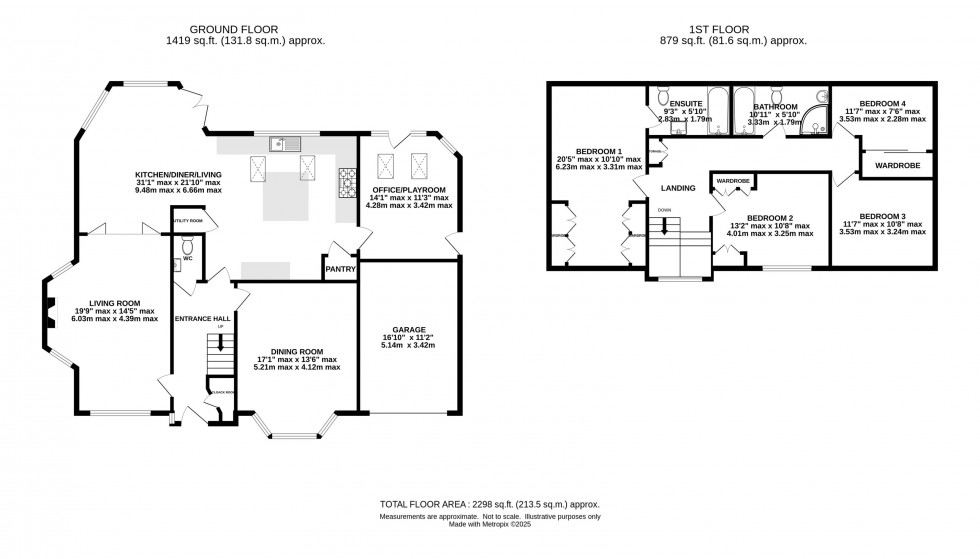 Floorplan for Butley Lanes, Prestbury, Macclesfield