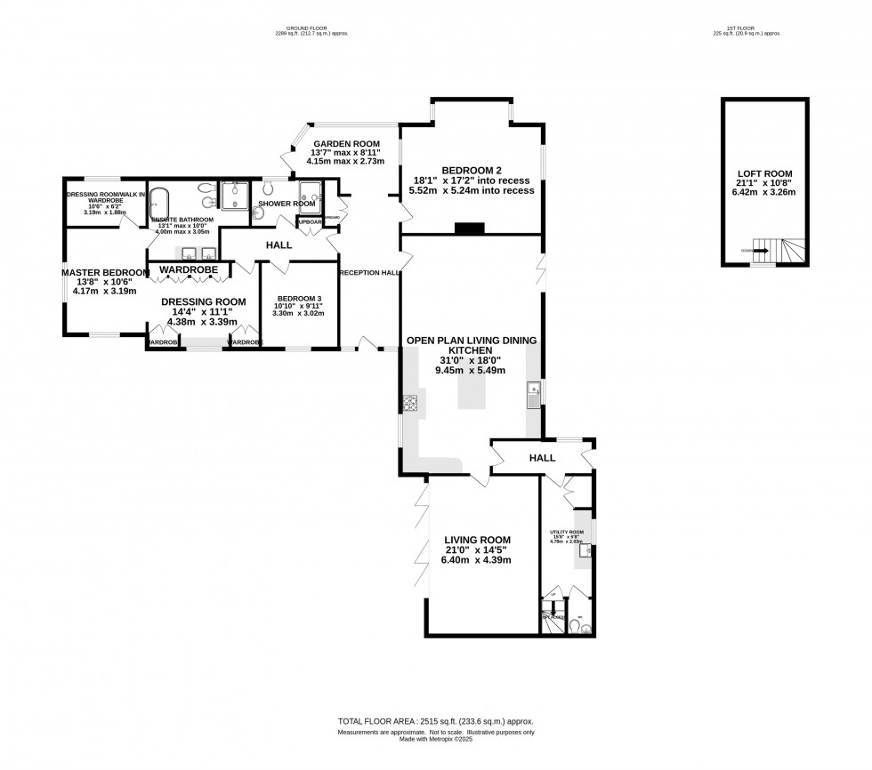 Floorplan for Sproston Green, Sproston