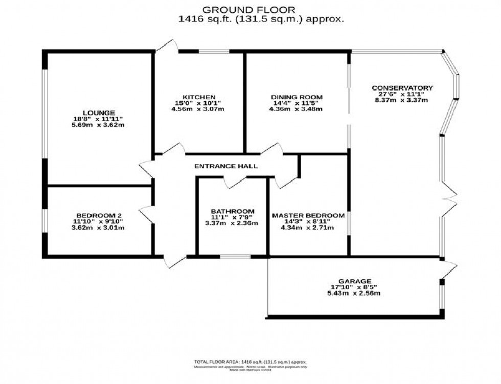 Floorplan for Hightree Drive, Henbury