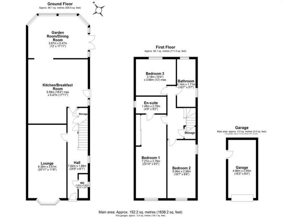 Floorplan for Manna Drive, Elton, Chester