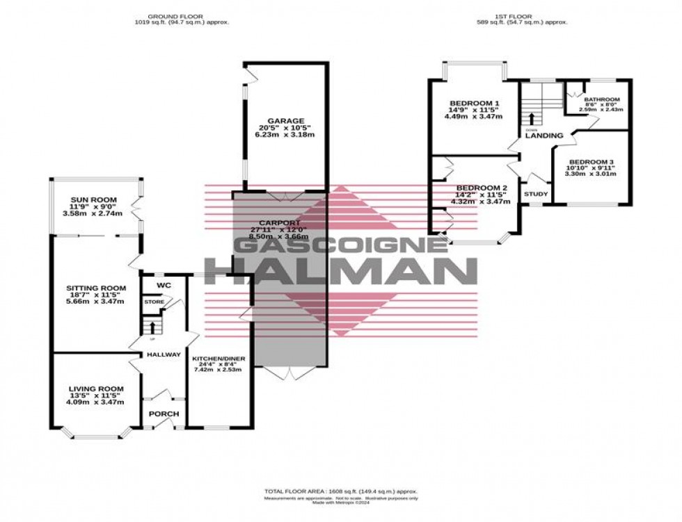Floorplan for Midland Road, Bramhall, Stockport