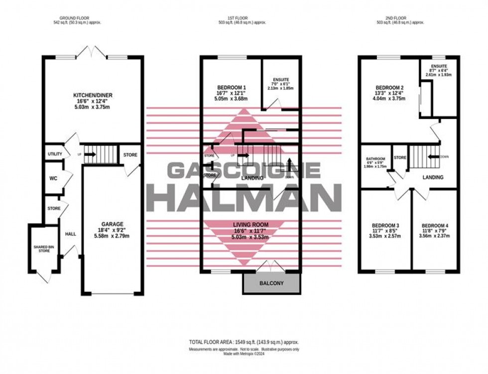 Floorplan for Hangar Crescent, Woodford