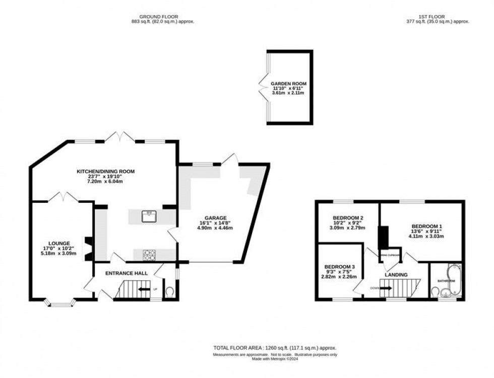 Floorplan for Catchpenny Lane, Lower Withington