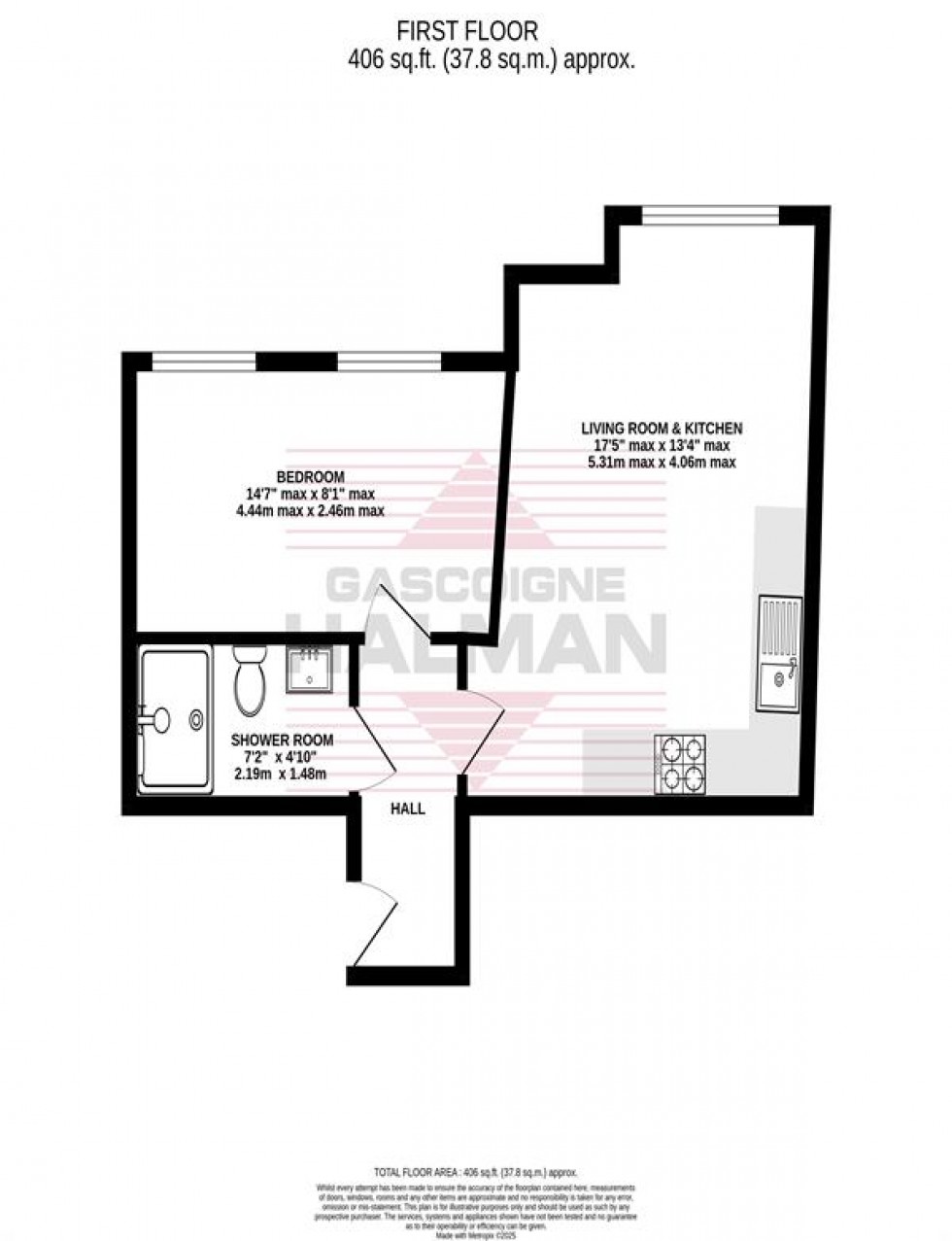 Floorplan for Ashfield Road, Cheadle