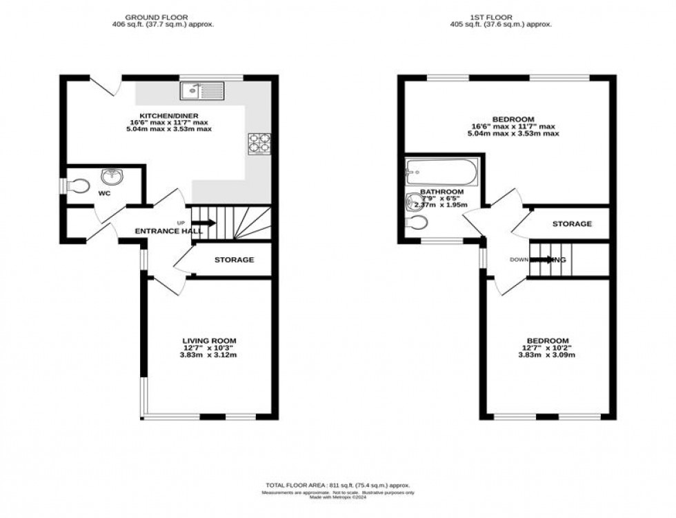 Floorplan for Bramcote Avenue, Manchester