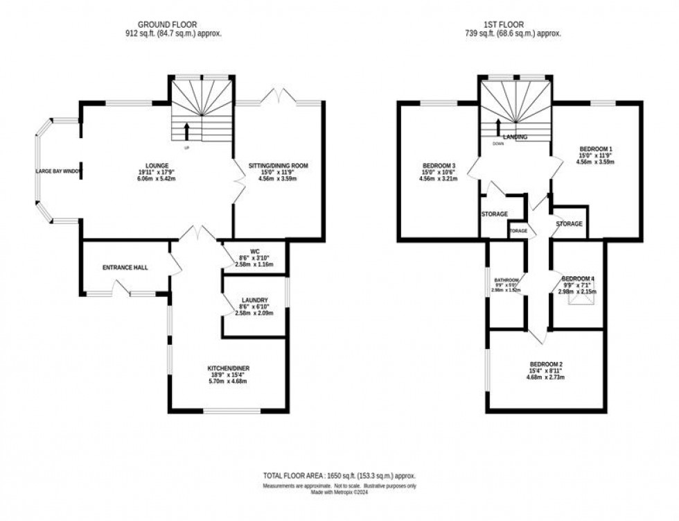 Floorplan for Congleton Road, Marton