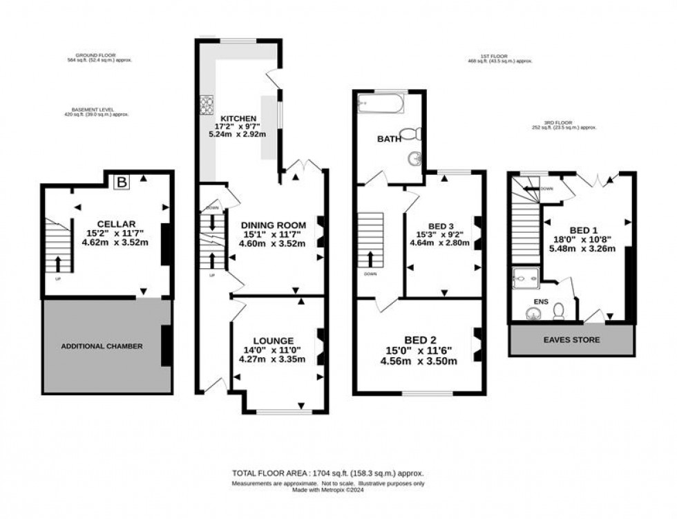 Floorplan for York Road, Bowdon