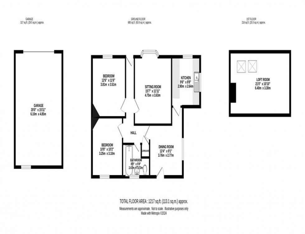 Floorplan for Bradshaw Lane, Chapel-En-Le-Frith, High Peak