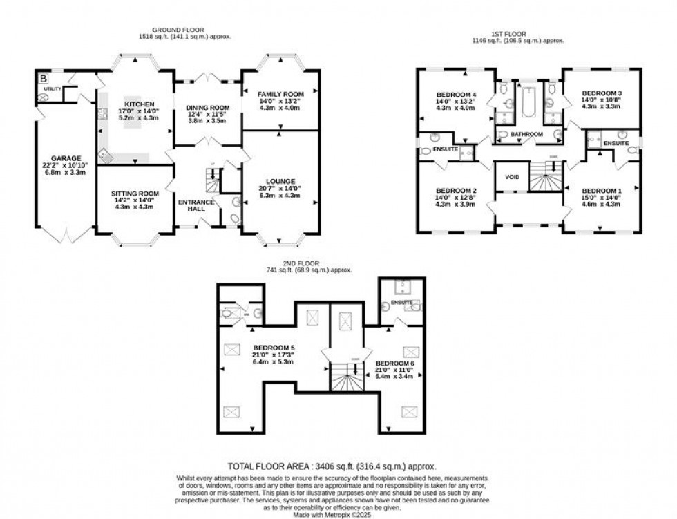 Floorplan for Millway, Hale Barns, Altrincham