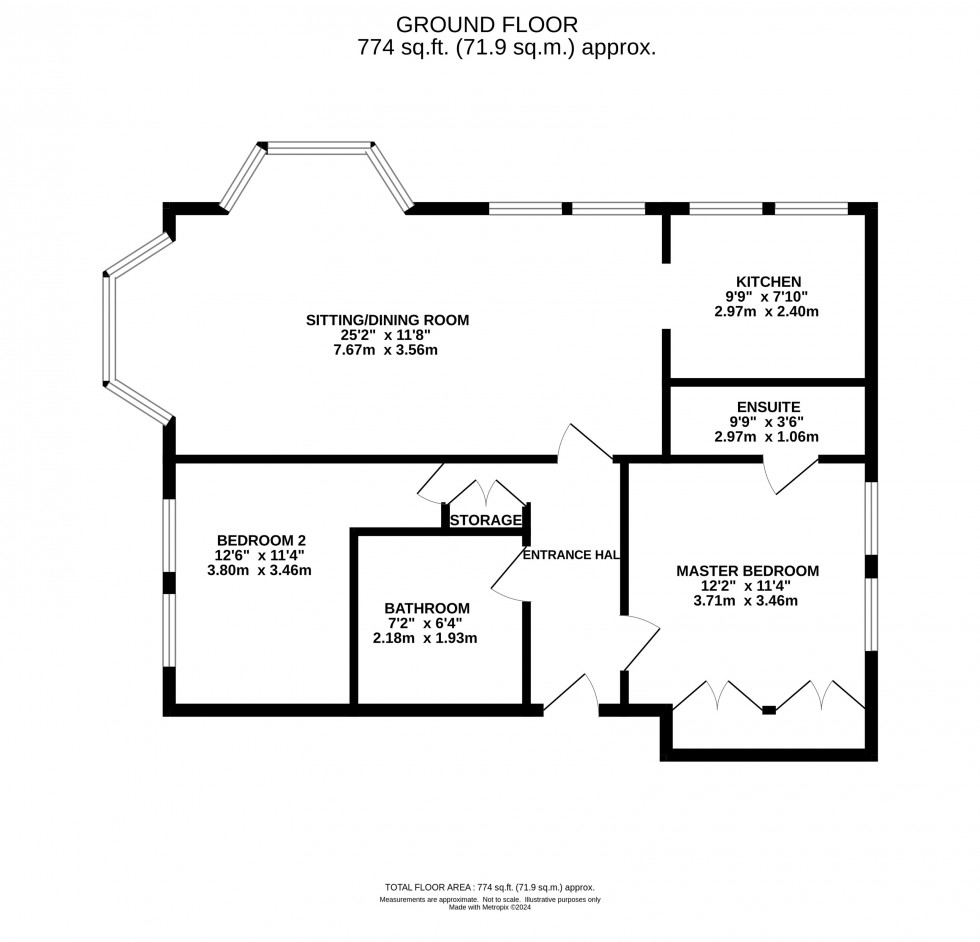 Floorplan for Jodrell Drive, Grappenhall Heys, Warrington