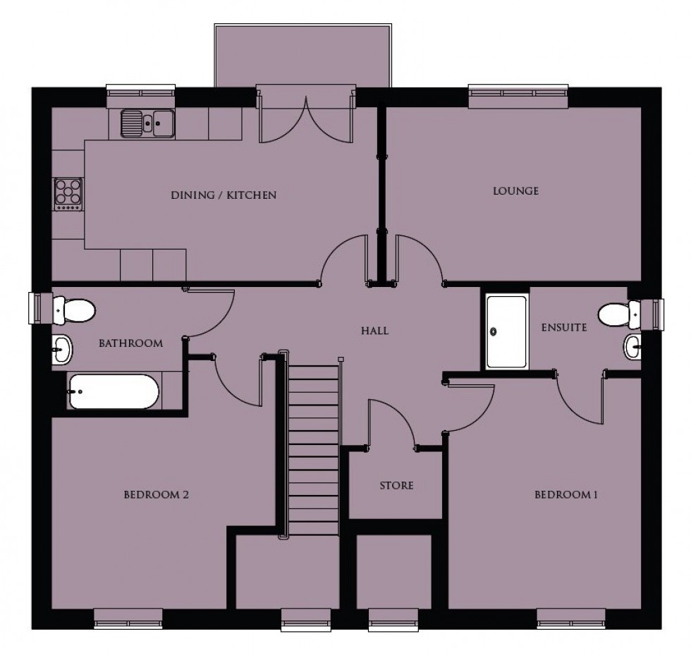 Floorplan for Green Hill Road, Kelsall, Tarporley