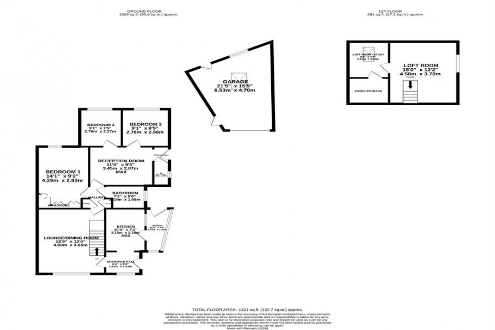 Floorplan for Alder Avenue, Poynton