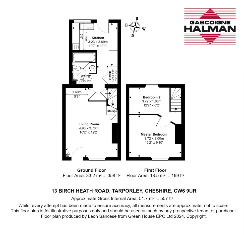 Floorplan for Birch Heath Road, Tarporley