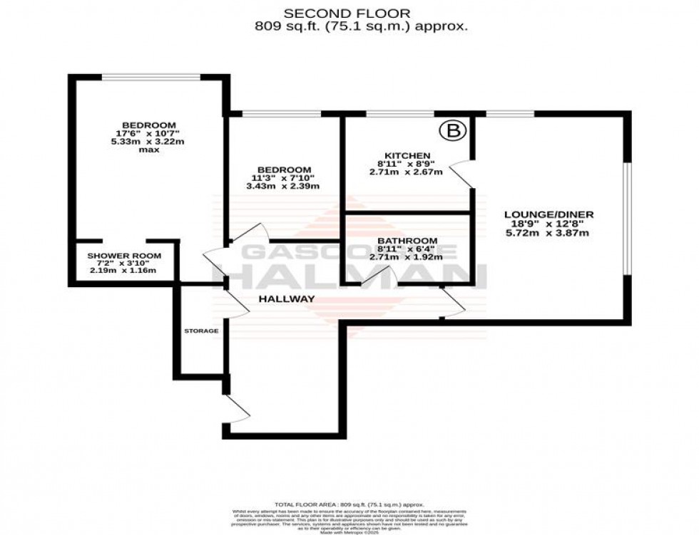 Floorplan for Woodbourne Road, Sale