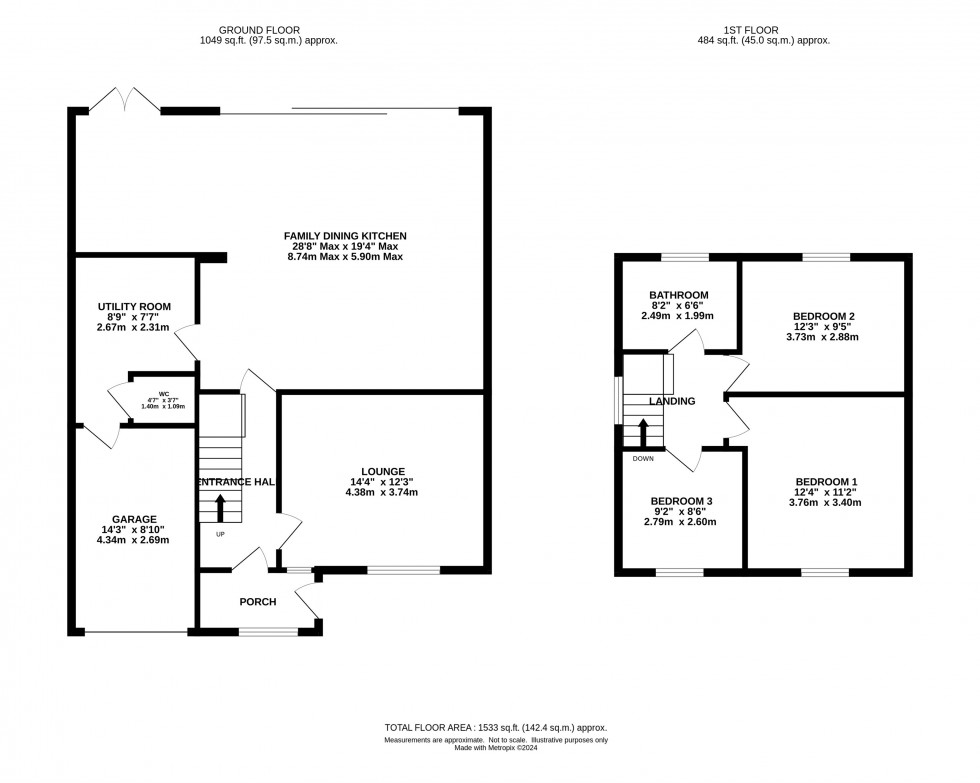 Floorplan for Devonshire Drive, Alderley Edge