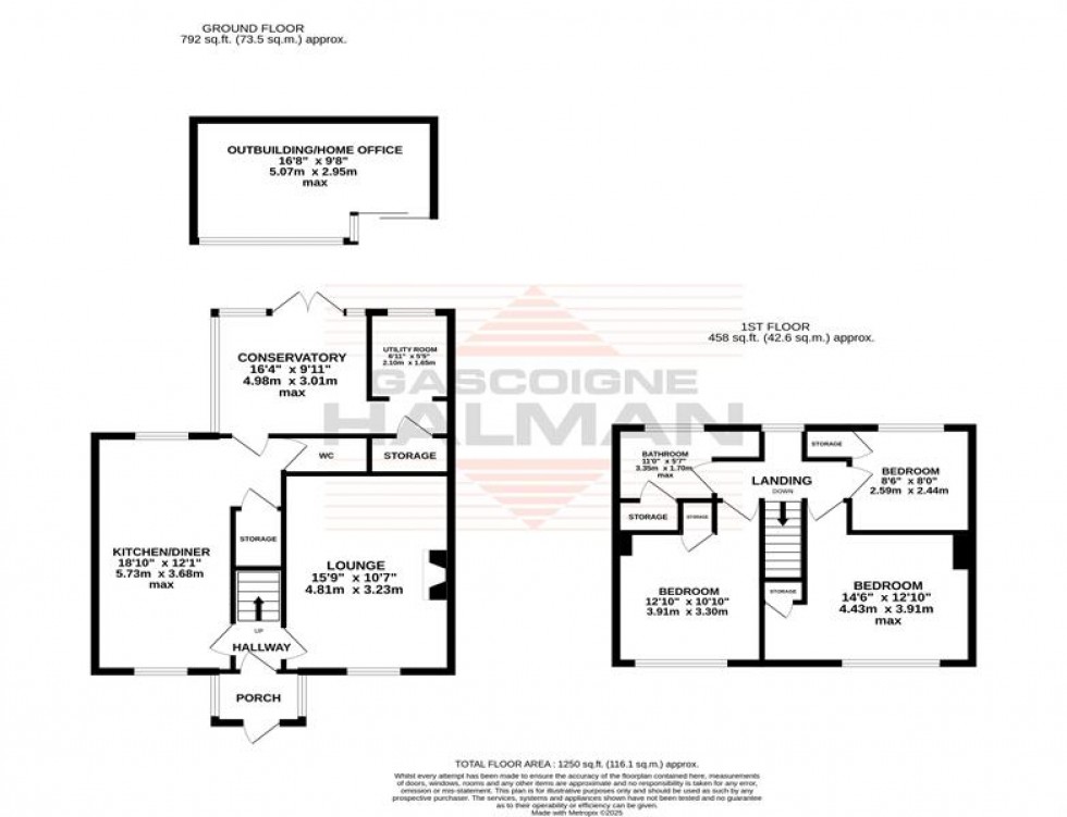 Floorplan for Norris Road, Sale