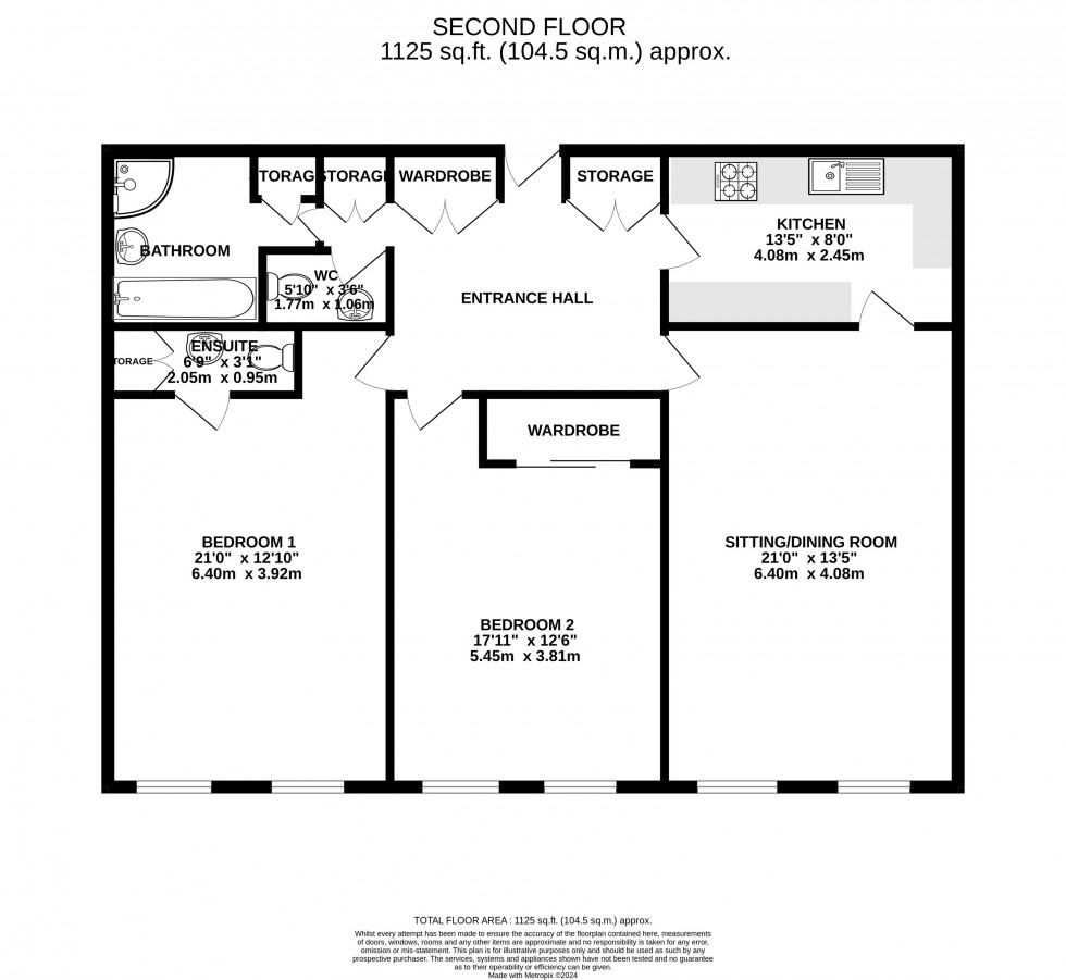 Floorplan for Bollin Court, Macclesfield Road, Wilmslow