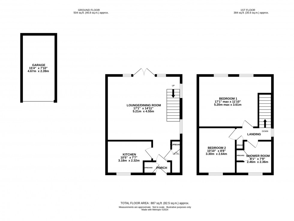 Floorplan for Beech Cottages, Lydiat Lane, Alderley Edge
