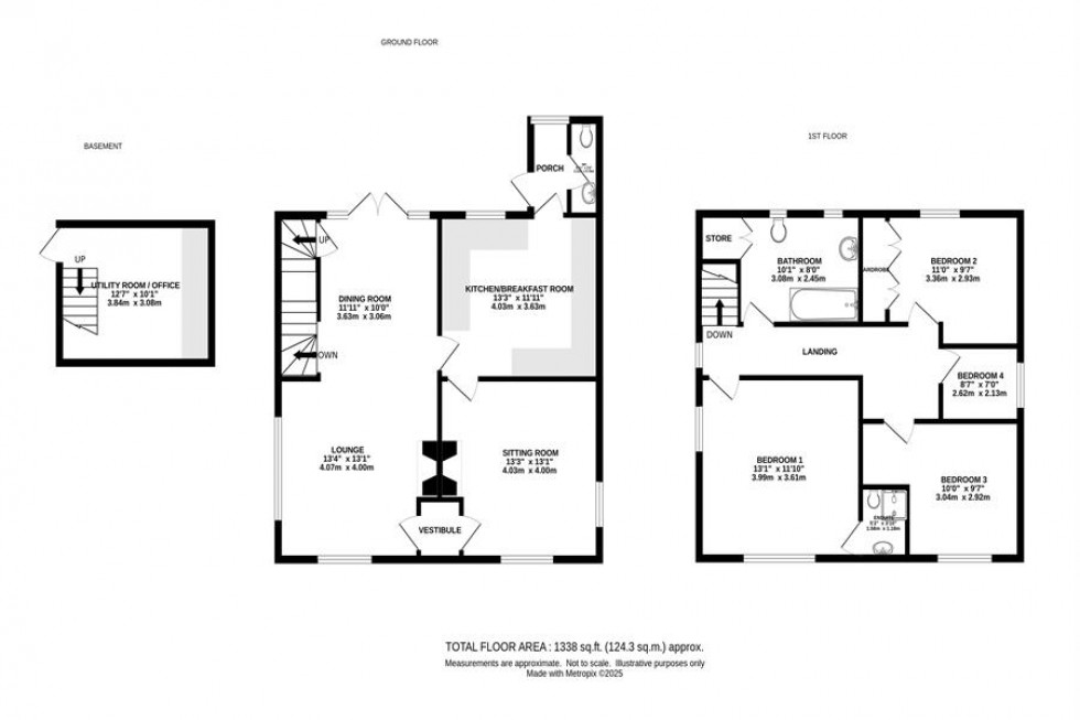 Floorplan for Windmill Lane, Kerridge, Macclesfield