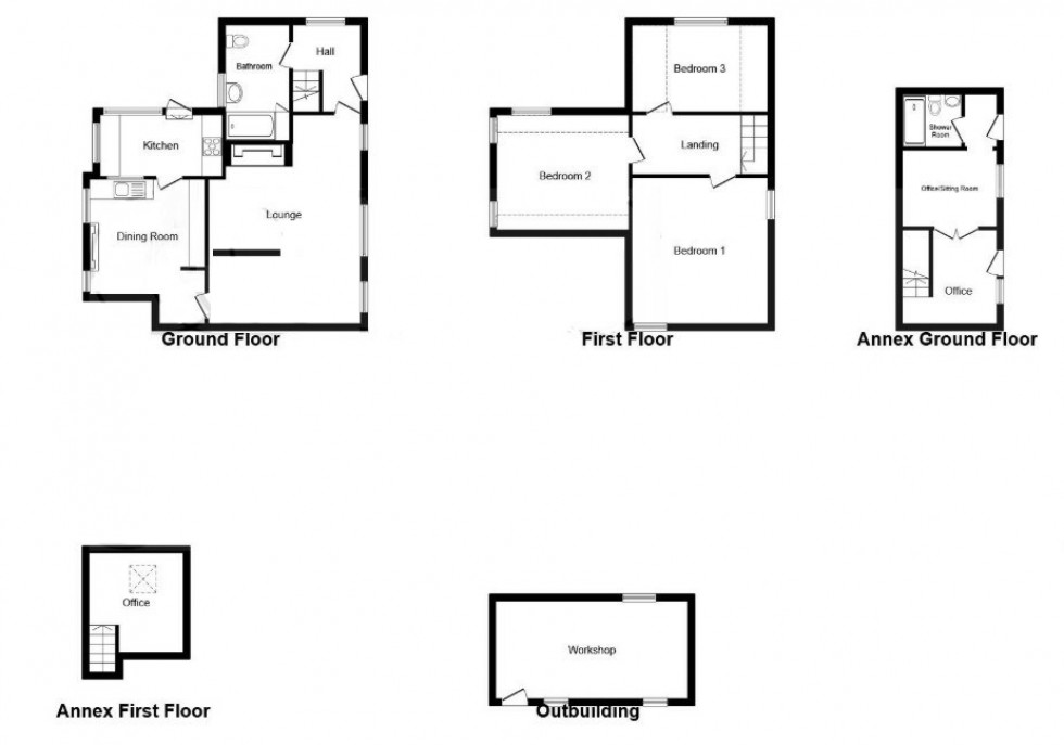 Floorplan for Chester Road, Nomans Heath, Malpas