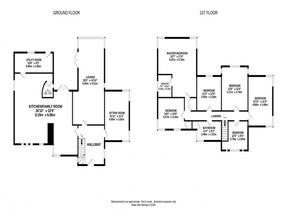 Floorplan for Gawsworth Road, Macclesfield