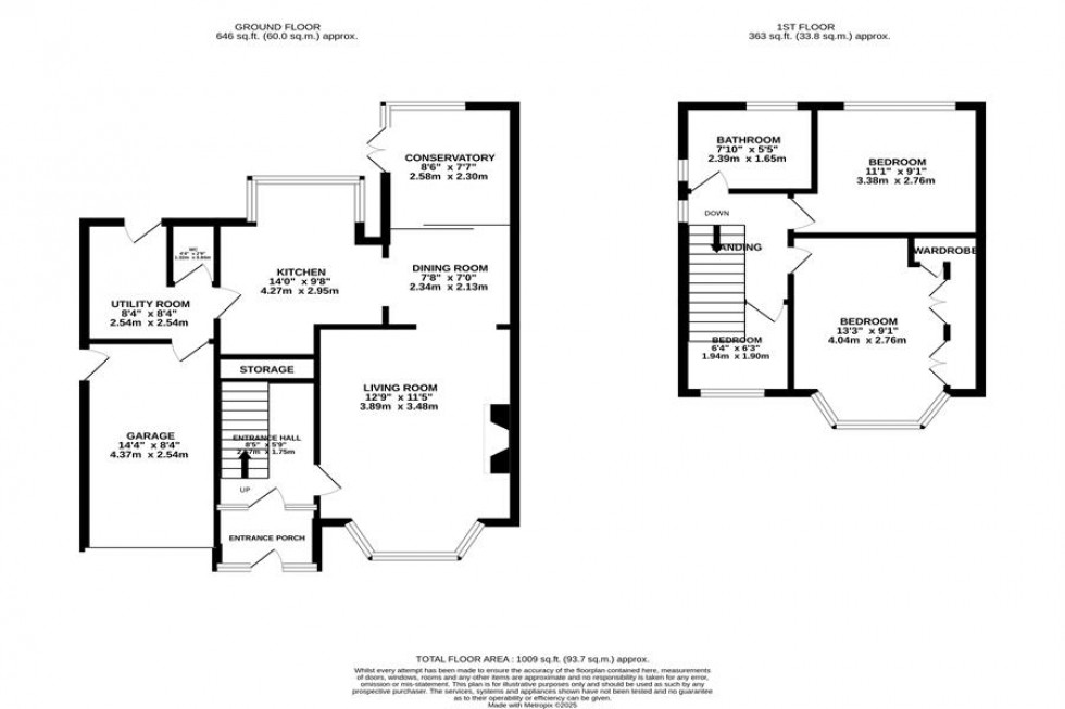 Floorplan for Nickleby Road, Poynton