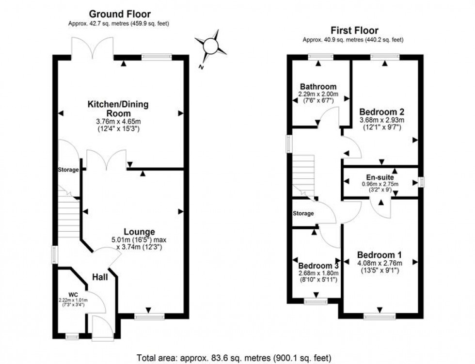Floorplan for Chester Road, Helsby, Frodsham