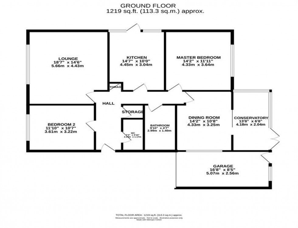 Floorplan for Hightree Drive, Henbury