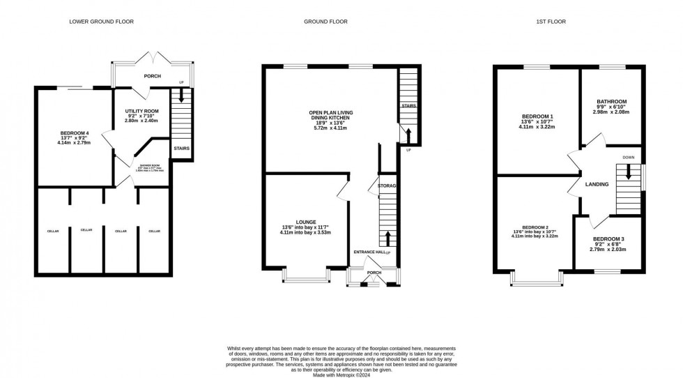 Floorplan for Park Lane, Poynton