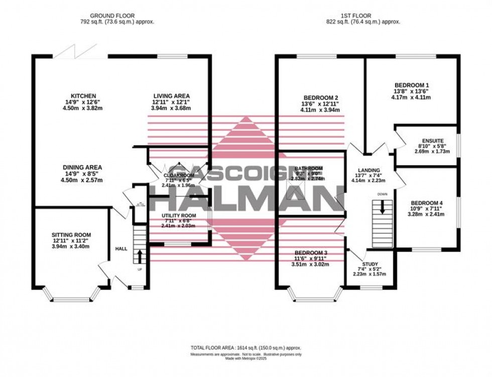 Floorplan for Nursery Road, Cheadle Hulme